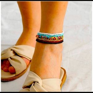 Beaded Ankle Bracelet
